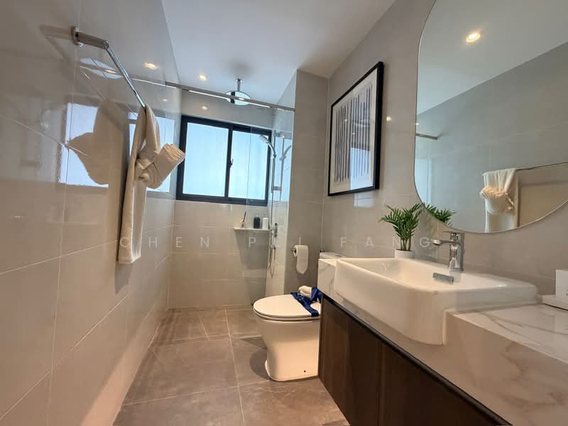 Kediaman Servis untuk Dijual di Skypark Kepler @ Lido Waterfront Boulevard - Chen Pei Fang - Bathroom - PropertyGuru.com.my