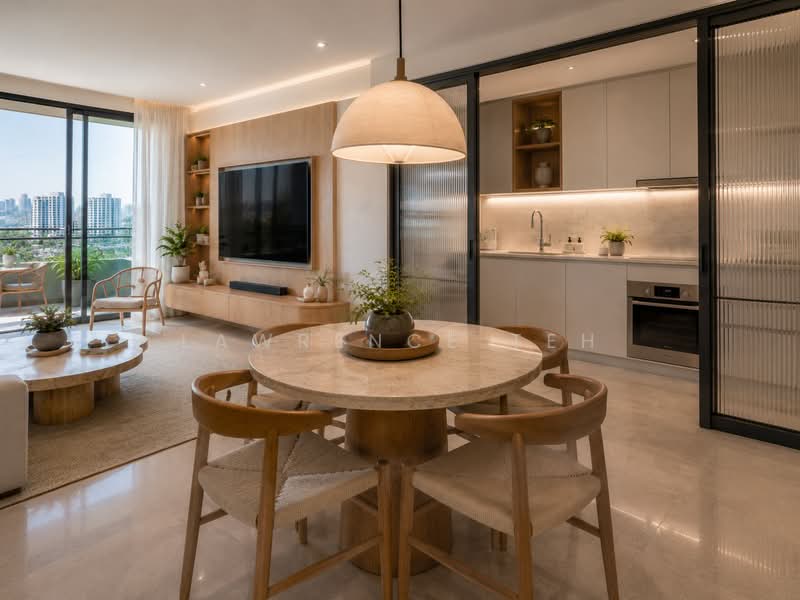 Service Residence for Sale at Twin Tower Residence - Lawrence Teh - Living Room - PropertyGuru.com.my