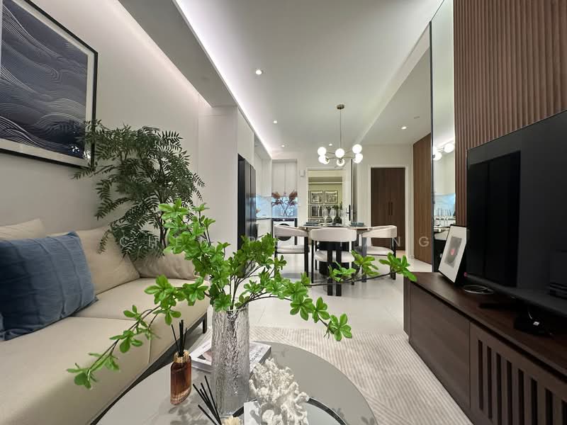 Kediaman Servis untuk Dijual di Skypark Kepler @ Lido Waterfront Boulevard - Chen Pei Fang - Living Room - PropertyGuru.com.my