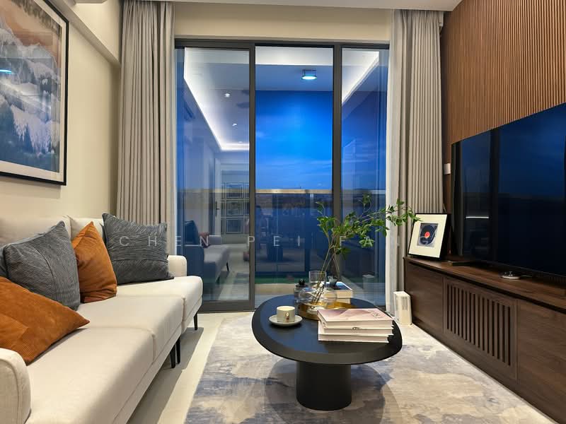 Kediaman Servis untuk Dijual di Skypark Kepler @ Lido Waterfront Boulevard - Chen Pei Fang - Living Room - PropertyGuru.com.my