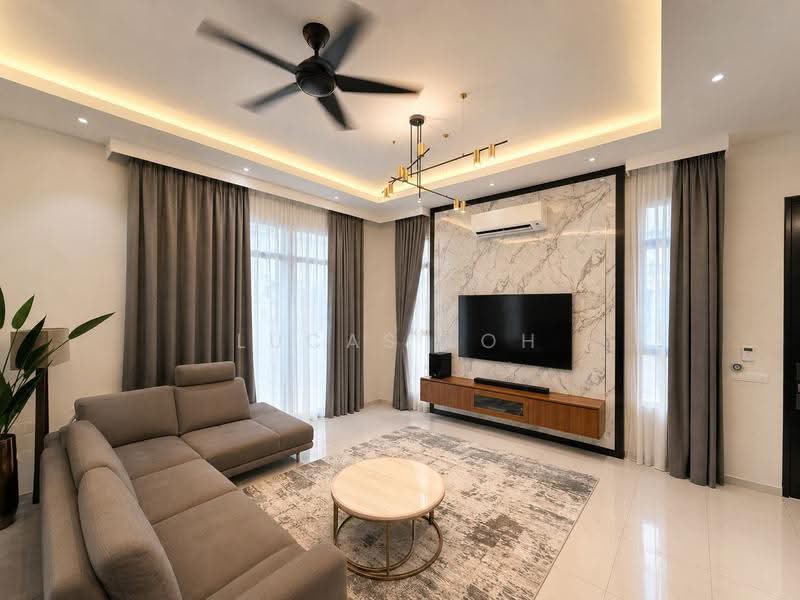 Rumah Banglo untuk Dijual di Eco Grandeur (Puncak Alam) - Lucas Loh - Living Room - PropertyGuru.com.my