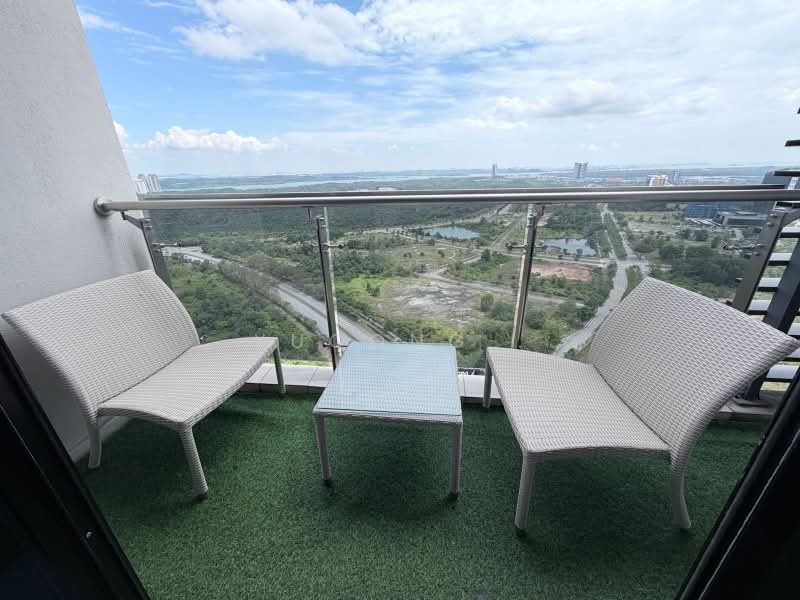 Service Residence for Sale at Meridin Suites @ The Meridin - Yucong . - Balcony - PropertyGuru.com.my