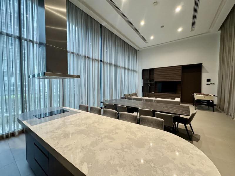 Kediaman Servis untuk Disewa di 10 Stonor - Swiss Tan - Living Room - PropertyGuru.com.my