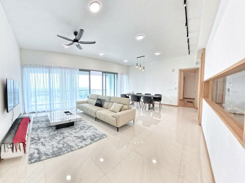 Kediaman Servis untuk Disewa di Southern Marina Residences - Yong Ser - Living Room - PropertyGuru.com.my