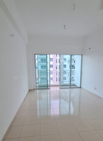 Apartment for Sale at Idaman Iris - Melinda Chew - Balcony and living room - PropertyGuru.com.my