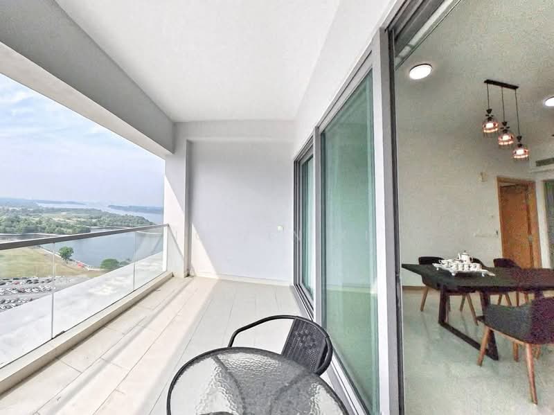 Service Residence for Rent at Southern Marina Residences - NG ZEN XI - Balcony - PropertyGuru.com.my