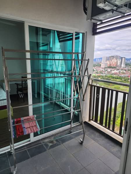 Service Residence for Rent at The Loft @ ZetaPark - William Yeoh - Balcony - PropertyGuru.com.my
