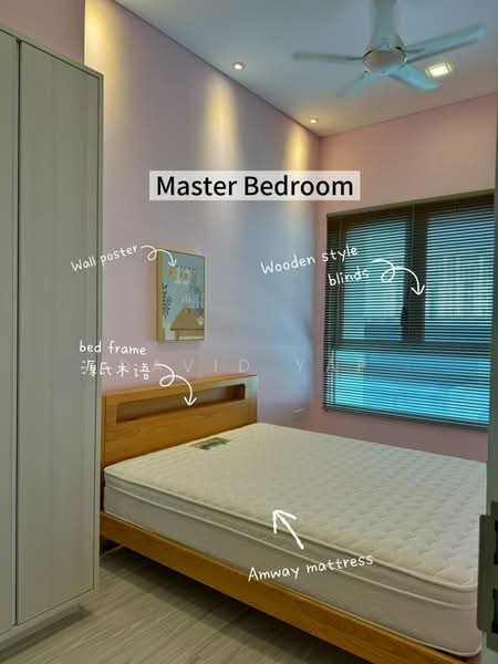 Service Residence for Rent at Cantara Residences - David Yap - Master Bedroom - PropertyGuru.com.my
