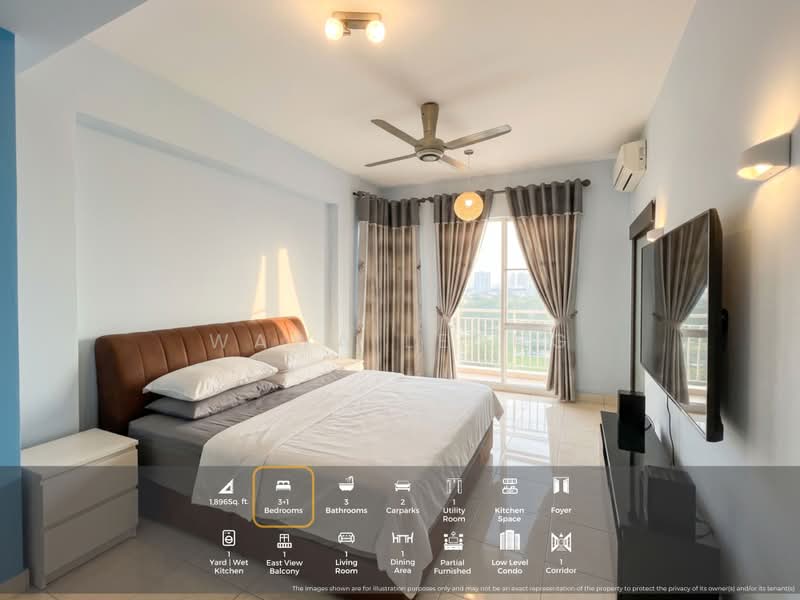Kediaman Servis untuk Dijual di Perdana View Boutique - Wawa Leong - Bedroom - PropertyGuru.com.my