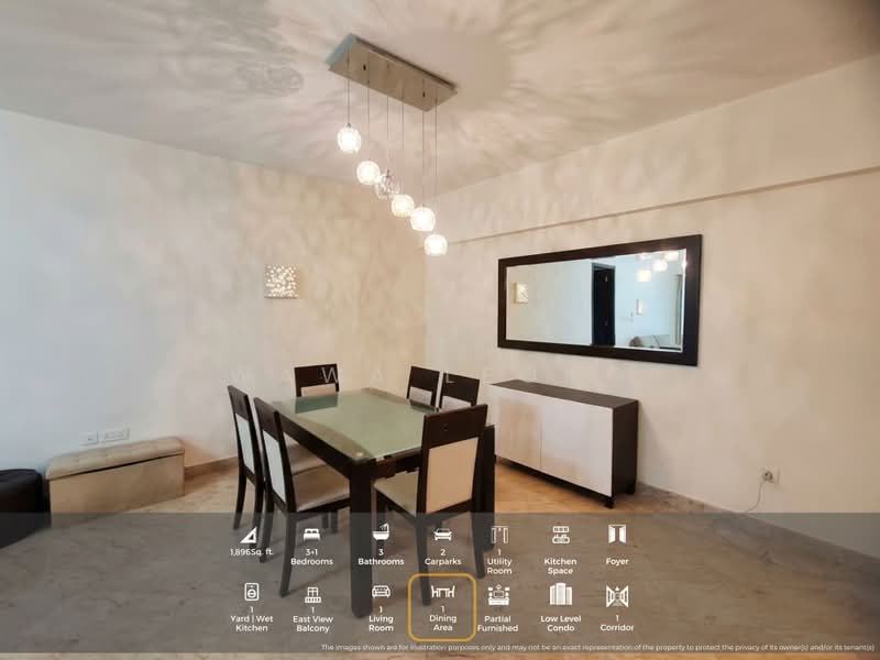 Kediaman Servis untuk Dijual di Perdana View Boutique - Wawa Leong - Dining Room - PropertyGuru.com.my