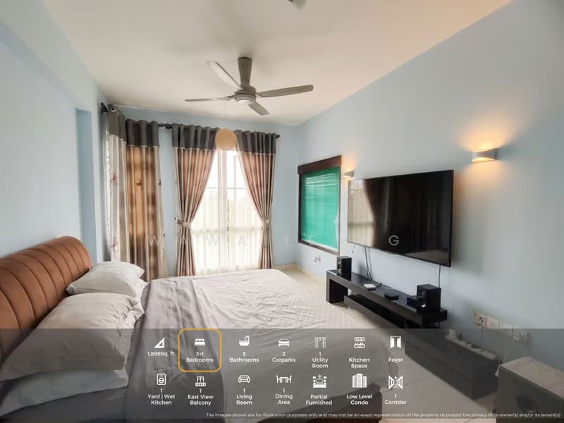 Kediaman Servis untuk Dijual di Perdana View Boutique - Wawa Leong - Bedroom - PropertyGuru.com.my