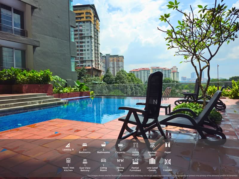 Kediaman Servis untuk Dijual di Perdana View Boutique - Wawa Leong - Balcony - PropertyGuru.com.my