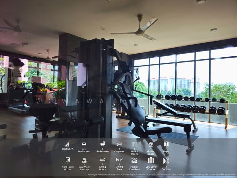 Kediaman Servis untuk Dijual di Perdana View Boutique - Wawa Leong - Gym - PropertyGuru.com.my