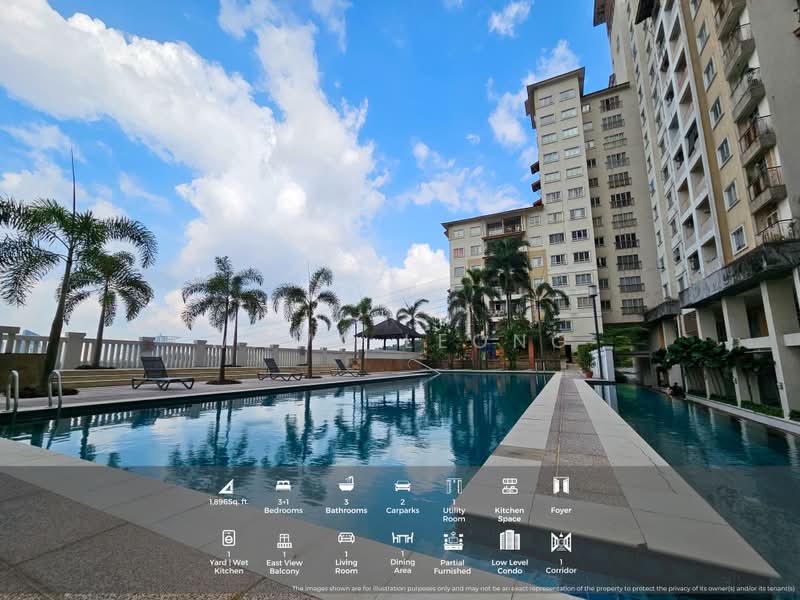 Kediaman Servis untuk Dijual di Perdana View Boutique - Wawa Leong - Balcony - PropertyGuru.com.my