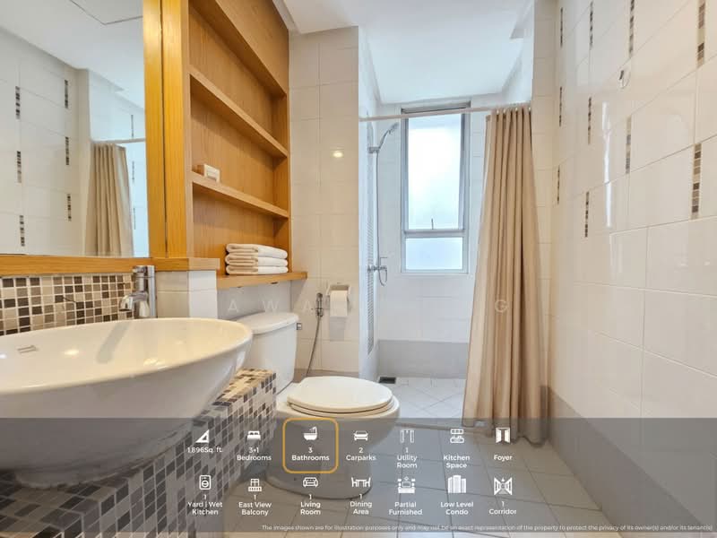Kediaman Servis untuk Dijual di Perdana View Boutique - Wawa Leong - Bathroom - PropertyGuru.com.my