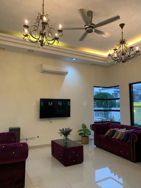 Rumah Berkembar untuk Disewa di Setia Damai (Setia Alam) - Aimns Goy - Living Room - PropertyGuru.com.my