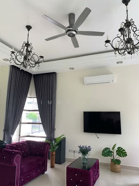 Rumah Berkembar untuk Disewa di Setia Damai (Setia Alam) - Aimns Goy - Living Room - PropertyGuru.com.my