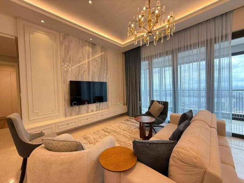 Kondominium untuk Disewa di The Astaka @ 1 Bukit Senyum - Caryn Ter - Living Room - PropertyGuru.com.my