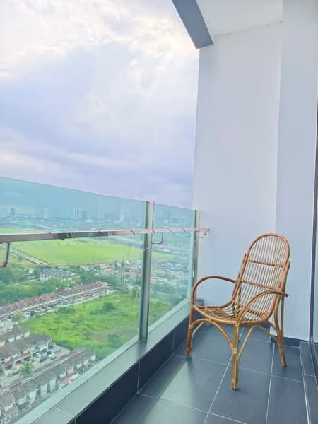 Service Residence for Rent at Wave @ Marina Cove - Werner Kee - Balcony - PropertyGuru.com.my
