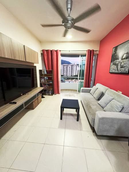Kondominium untuk Disewa di Desa Airmas Condominium - Jerry Tan - Living Room - PropertyGuru.com.my