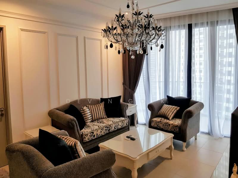 Service Residence for Rent at KL Gateway Premium Residences - Devin Goik - Living Room - PropertyGuru.com.my