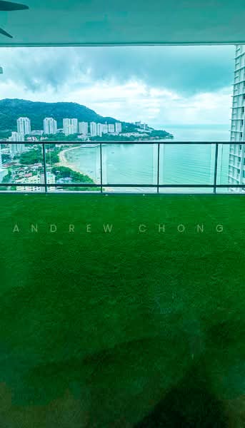 Kondominium untuk Disewa di Infinity Beachfront Condominium - Andrew Chong - Balcony - PropertyGuru.com.my