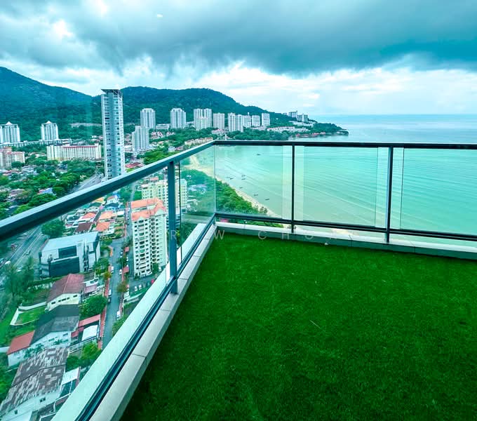 Kondominium untuk Disewa di Infinity Beachfront Condominium - Andrew Chong - Balcony - PropertyGuru.com.my