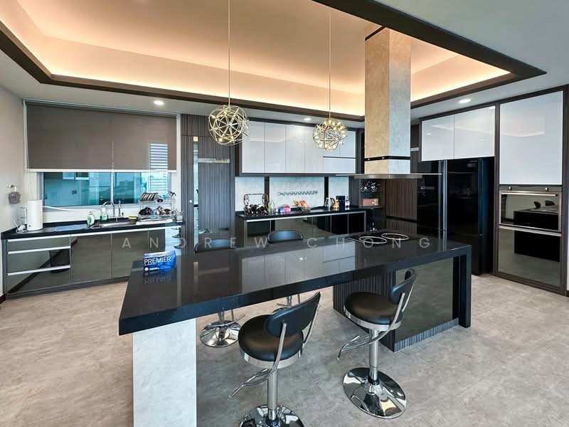 Kondominium untuk Disewa di Infinity Beachfront Condominium - Andrew Chong - Kitchen - PropertyGuru.com.my