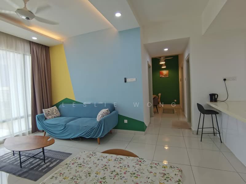 Service Residence for Rent at Southkey Mosaic - Leslie Wong - Living Room - PropertyGuru.com.my