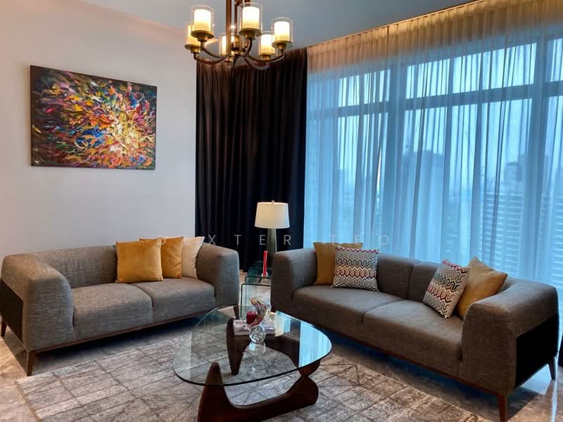Kediaman Servis untuk Disewa di Four Seasons Place - Dexter Teo - Living Room - PropertyGuru.com.my