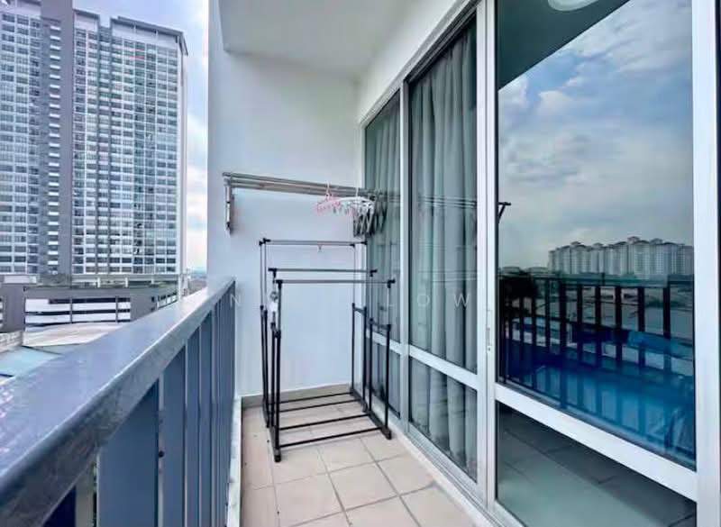 Service Residence for Rent at Greenfield Regency - Nick Low - Balcony - PropertyGuru.com.my