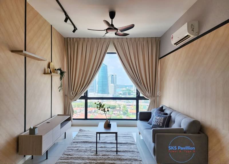 Condominium for Rent at SKS Pavillion Residences - Tony Chong - Living Room - PropertyGuru.com.my