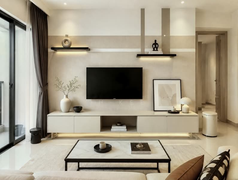 Condominium for Rent at Riverville Residences - NH Kee - Living Room - PropertyGuru.com.my