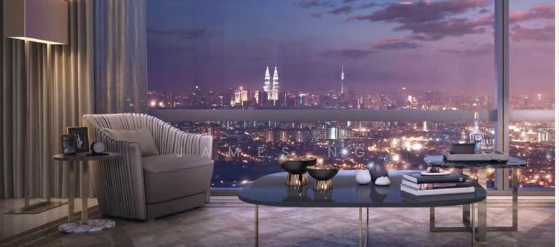 Kediaman Servis untuk Dijual di Crown Residences @ Pavilion Damansara Heights - James Ng - Living Room - PropertyGuru.com.my