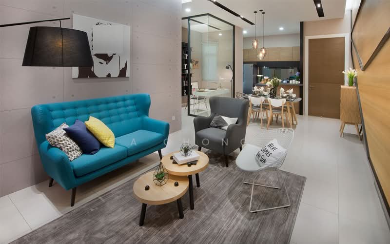 Kediaman Servis untuk Dijual di Parkland Residence - A Chong - Living Room - PropertyGuru.com.my