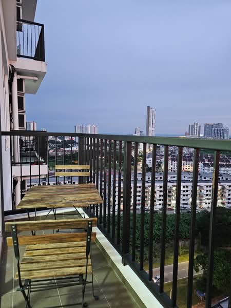 Kediaman Servis untuk Dijual di Novo 8 Residence - Wesley Tan - Balcony - PropertyGuru.com.my