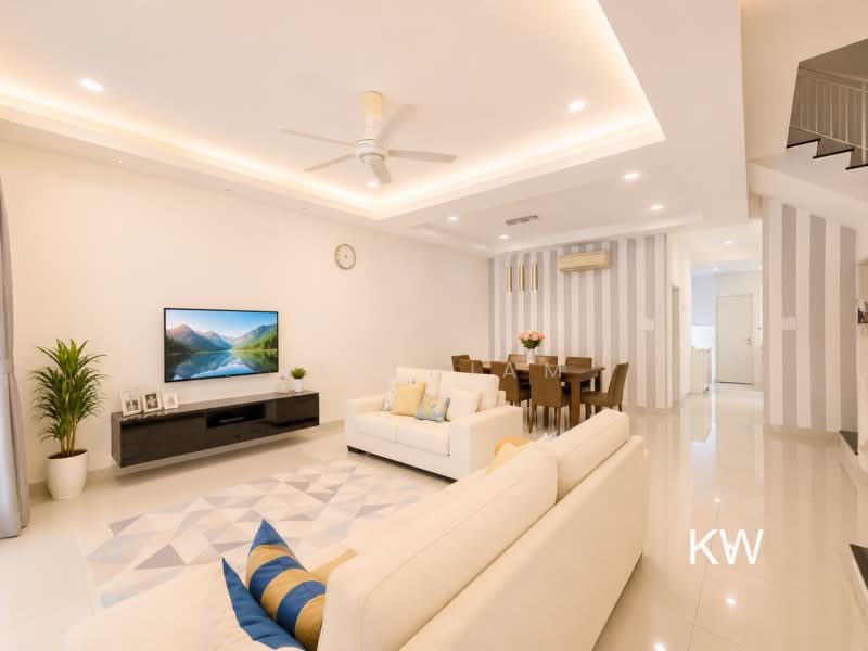 Rumah Teres untuk Dijual di Kemuning Utama (Shah Alam) - SK Thiam - Living Room - PropertyGuru.com.my