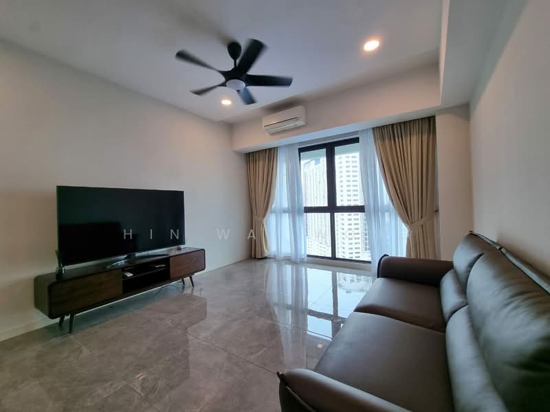 Kediaman Servis untuk Disewa di Ooak Suites @ Kiara 163 - Hin Wai Wong - Living Room - PropertyGuru.com.my
