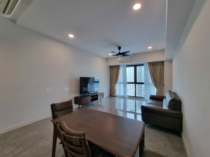 Kediaman Servis untuk Disewa di Ooak Suites @ Kiara 163 - Hin Wai Wong - Living Room - PropertyGuru.com.my