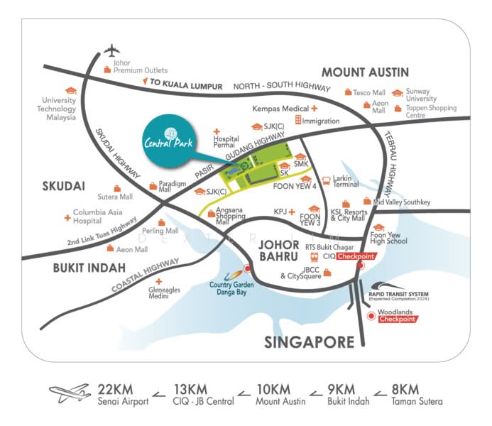 Service Residence for Sale at Country Garden Central Park - Dexter Lim - PropertyGuru.com.my