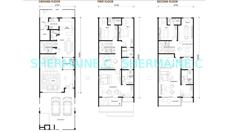 3-storey Terraced House for Sale in Puchong (Selangor) - Shermaine Chan - PropertyGuru.com.my
