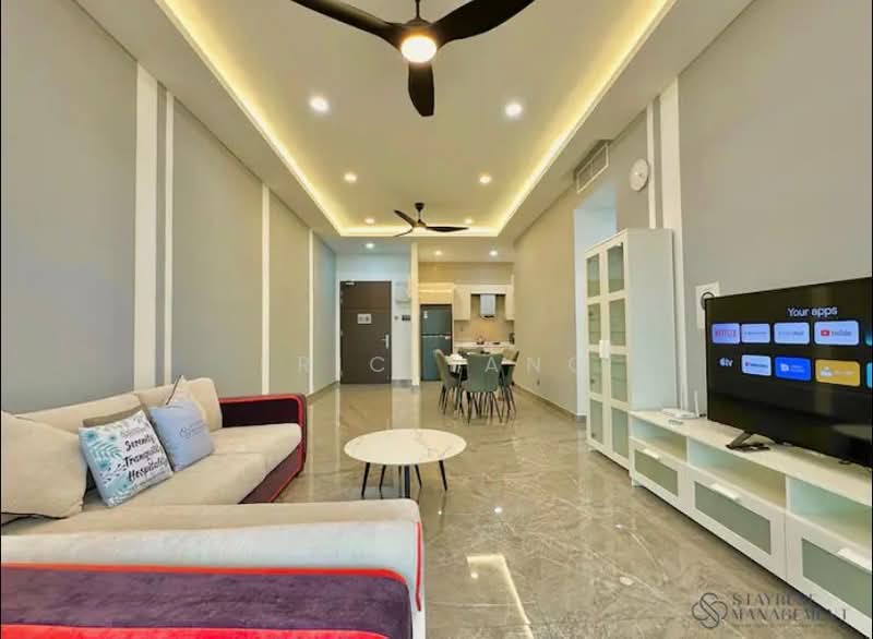 Service Residence for Rent at TriTower Residence @ Johor Bahru Sentral - Eric Tang - Living Room - PropertyGuru.com.my