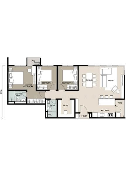 Service Residence for Sale at Cantara Residences - Ken Ling Kok - PropertyGuru.com.my