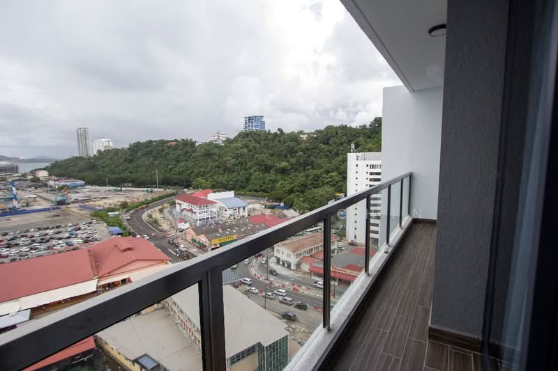 Kondominium untuk Disewa di Jesselton Residences - Kim Fuen Chin - Balcony - PropertyGuru.com.my