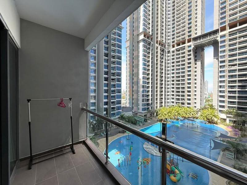 Kediaman Servis untuk Disewa di Atlantis Residences (Pangsapuri Atlantis Kota Syahbandar) - Kellyn Foo - Balcony - PropertyGuru.com.my