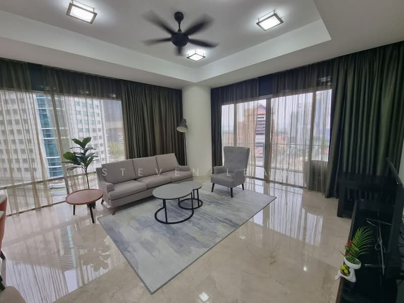 Service Residence for Sale at Pavilion Residences - Steven Leaw - Living Room - PropertyGuru.com.my