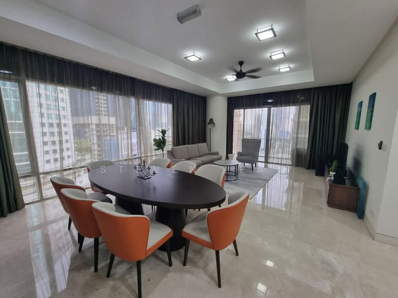 Service Residence for Sale at Pavilion Residences - Steven Leaw - Living Room - PropertyGuru.com.my