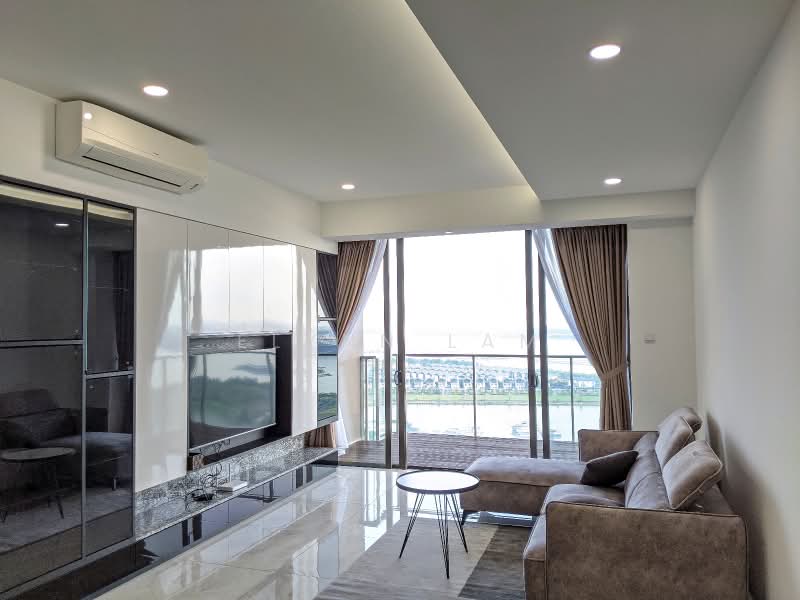 Kondominium untuk Disewa di The WaterEdge (Pinggiran Air) - Elynn Lam - Living Room - PropertyGuru.com.my