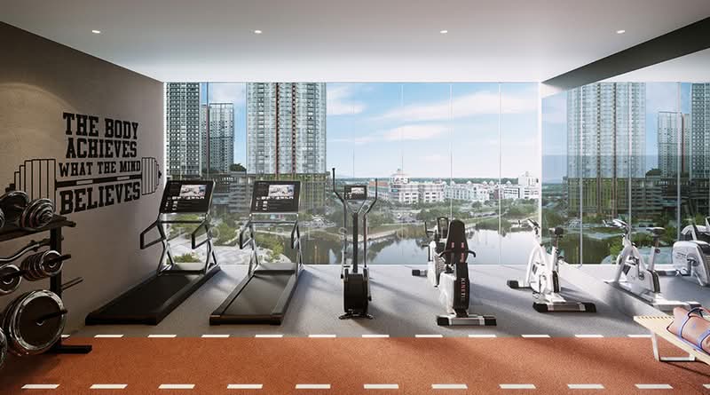 Kediaman Servis untuk Dijual di Gravit8, Klang - Torres Chan - Gym - PropertyGuru.com.my