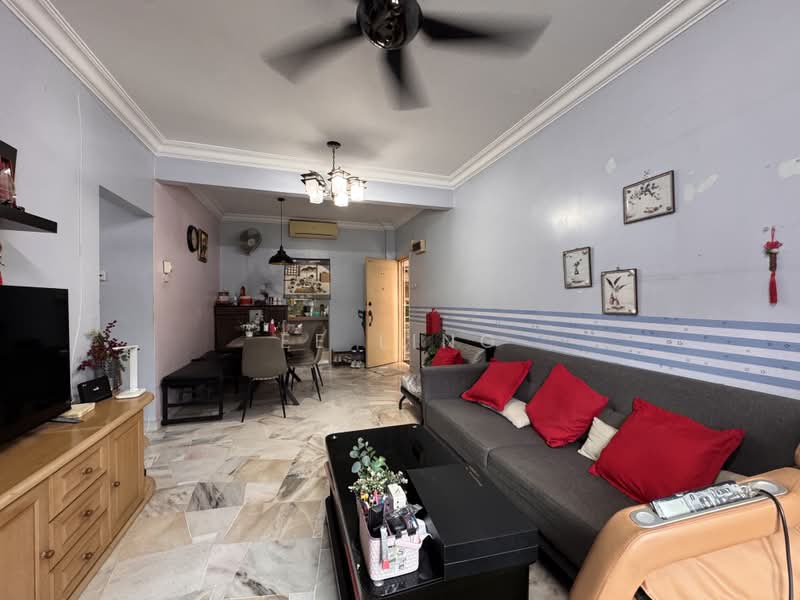 Apartment for Sale at Sri Pinang Apartment - EE Ling - Living Room - PropertyGuru.com.my